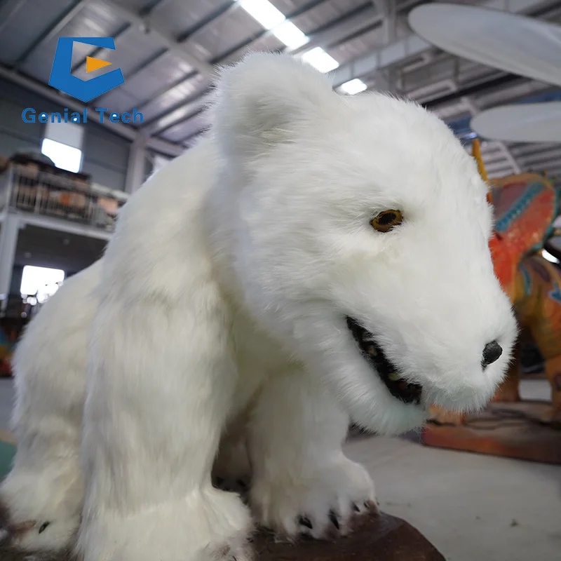 JN-Z23J26 Animatronic Robot Animal Lion Model Full Life Size Zoo Decoration Simulation Animal Animatronic Lion Models Sale