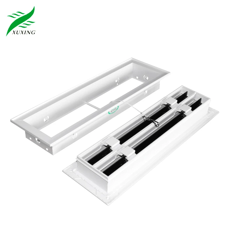 New Product Aluminum Detachable Linear Slot Diffuser Adjustable Ventilation Rectangle Air Grille Air Conditioning Air Vent