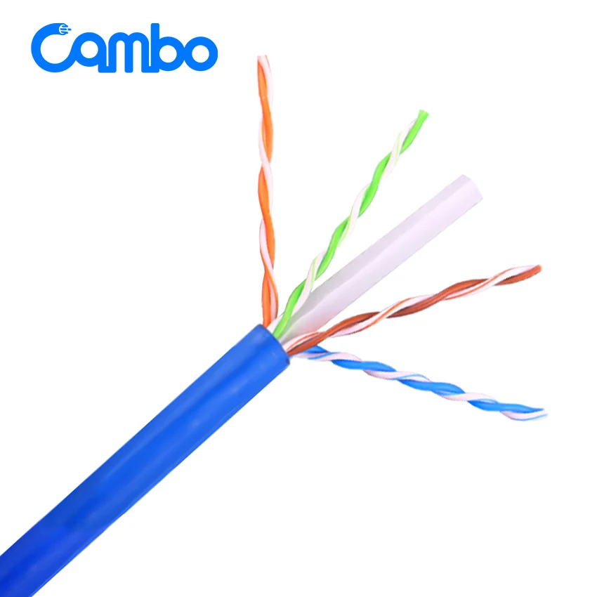 Indoor PVC Cat6A clip cat6 twisted pair 28awg rubber S-FTP Lan Cable 250 Mhz 1000 Mbps