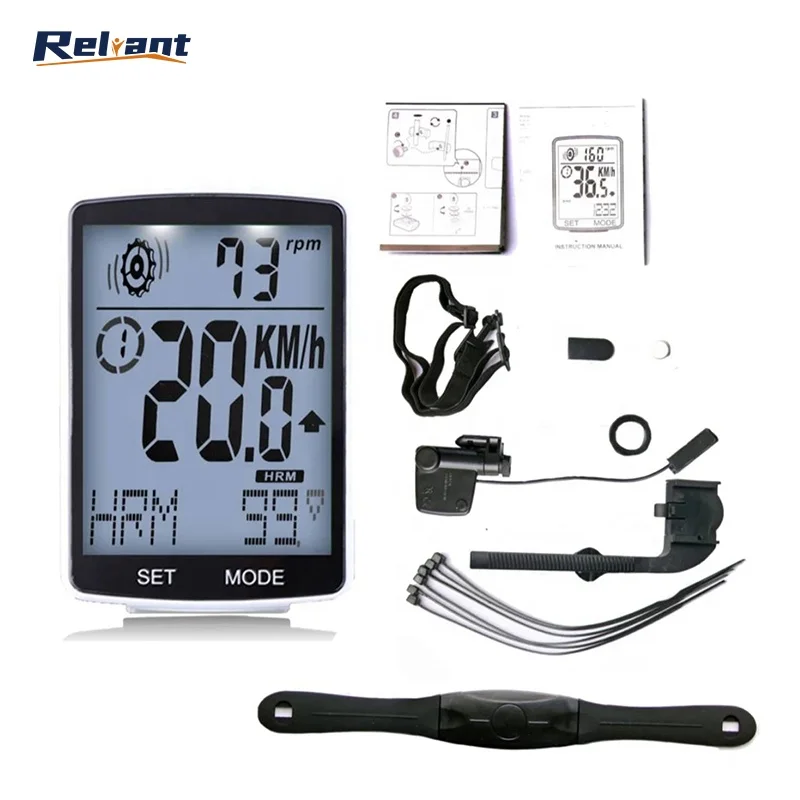 2022 New Type 3 In 1 Waterproof Cycling Black Speedometers For Bike