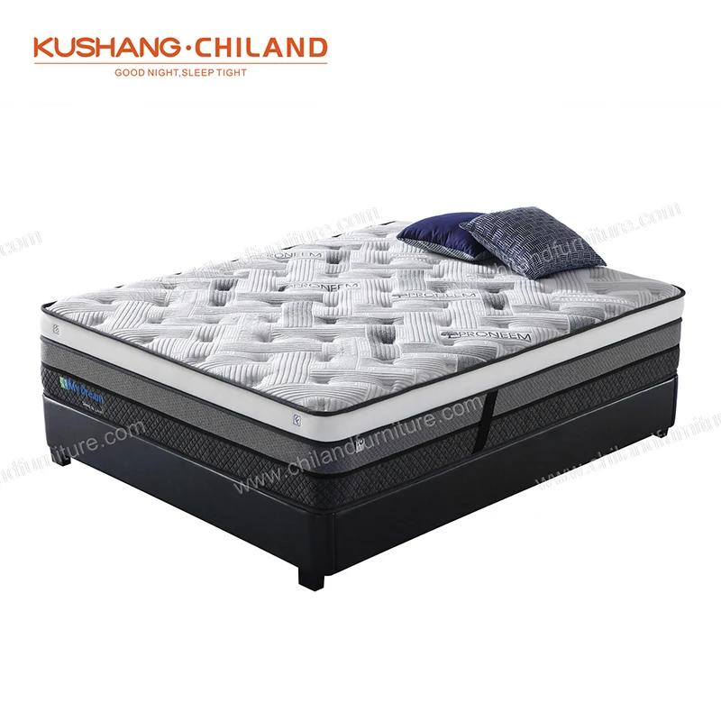 Popular product soft natural latex mattress queen size hotel soft spring mattress