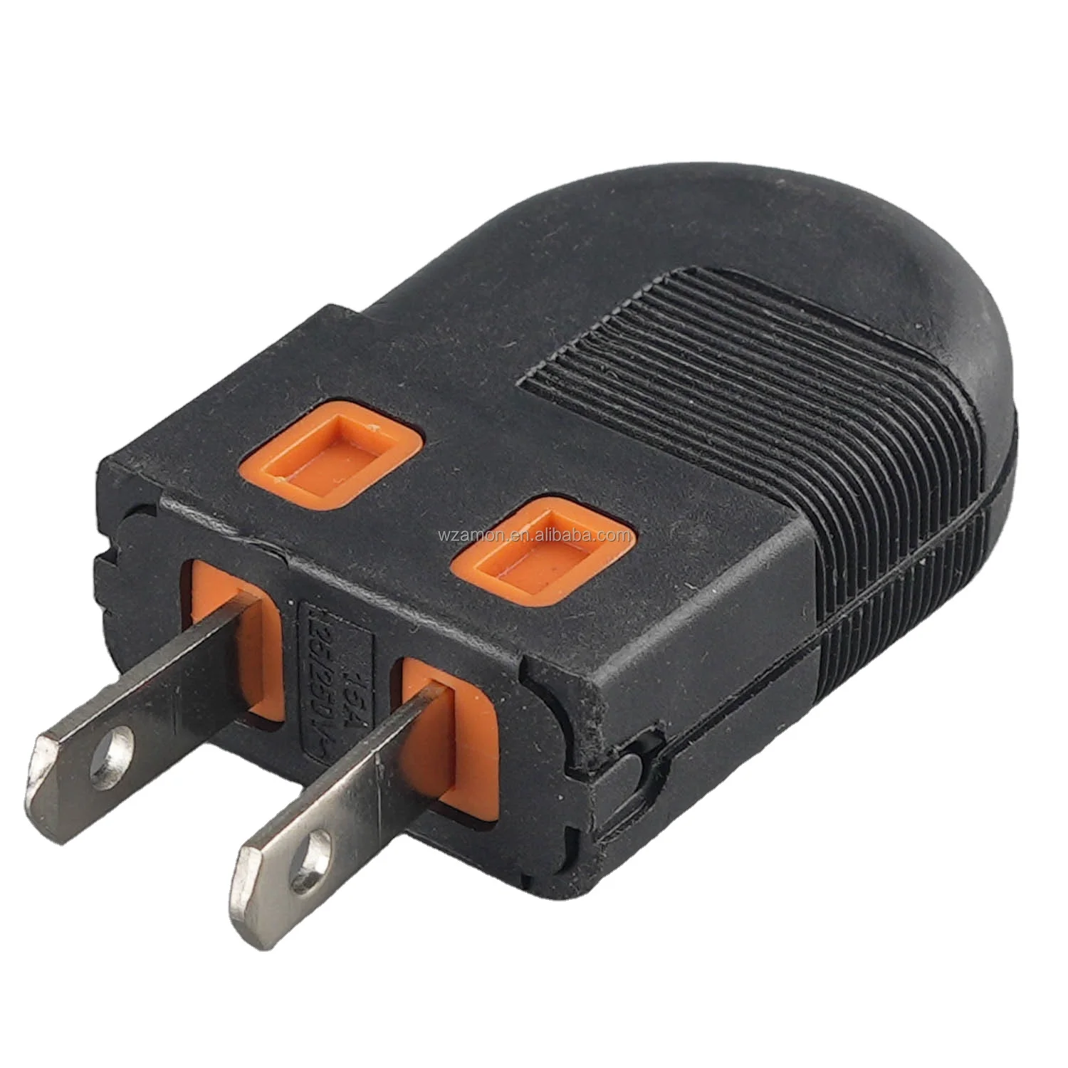 90 degree Black Orange Enchufe flat 2 pin foldable power plug ajustable gris clavijas y enchufes adjustable electric