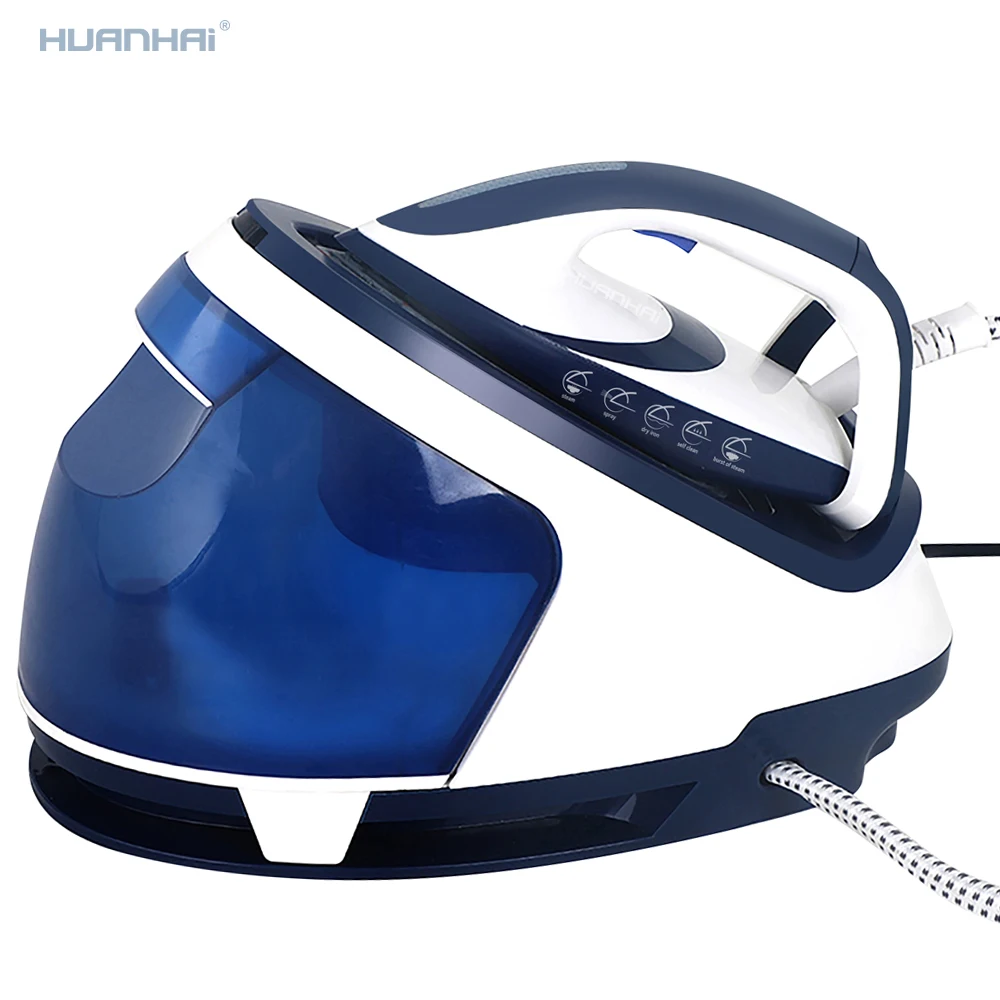 High-power ECO 7.0 bar high performance portable handheld garment steam generator and station iron with boiler