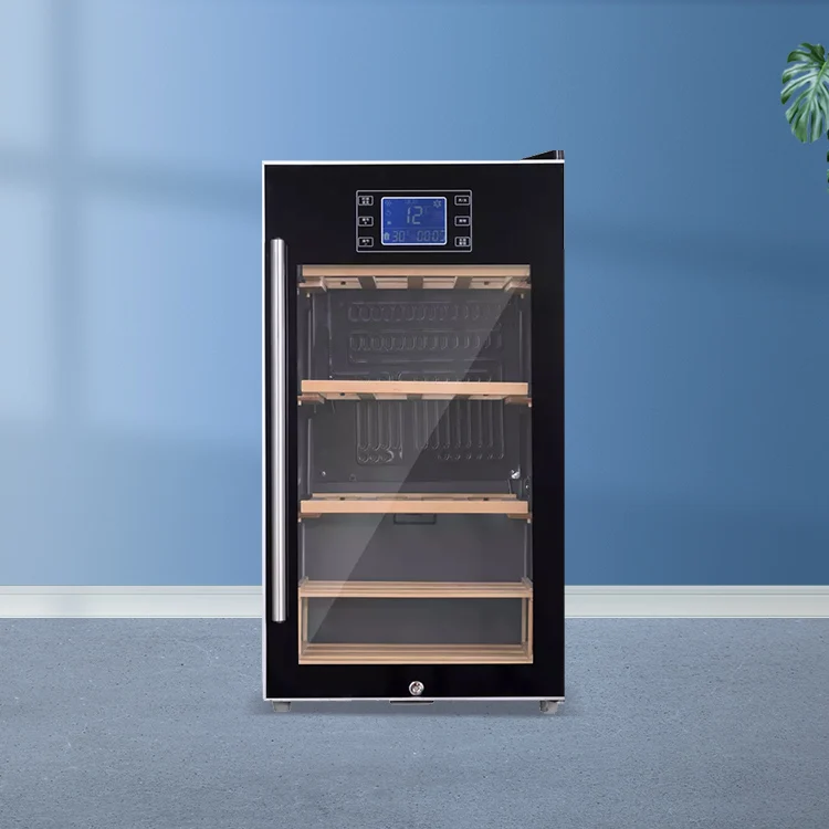 Red Wine Cooler Compact Refrigerator Fridge Wooden Shelf High Quality Home Use Chiller Mini Bar Wine Cabinet Refrigerator