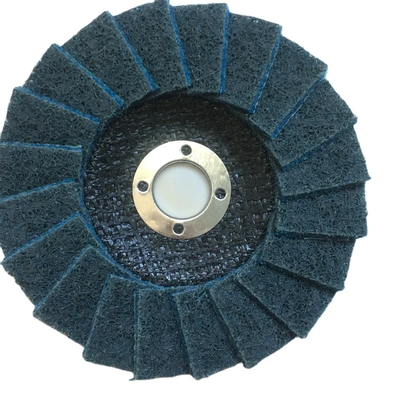 Китай премиум мелкая зернистость синий Зачистка поверхности диска и нетканый полировальный диск