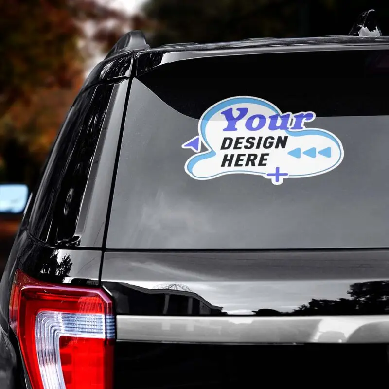 Наклейка на автомобильное окно