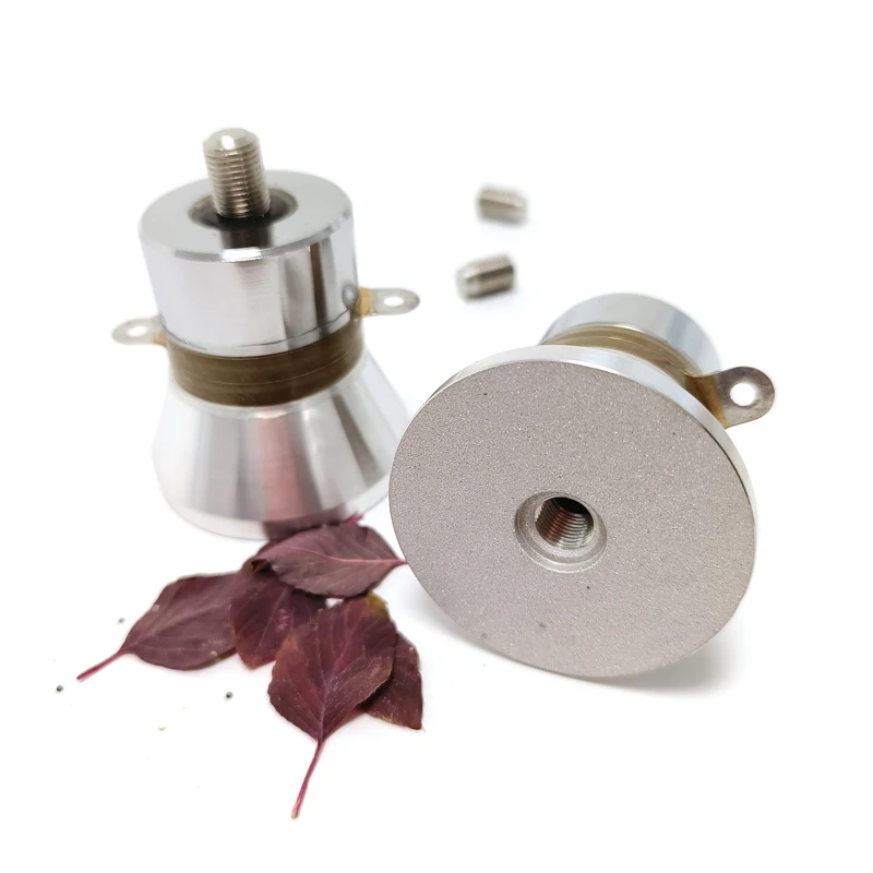 Customized 33KHz 60W PZT8 Ultrasonic Oscillator Piezoelectric Transducer For Cleaning Machine