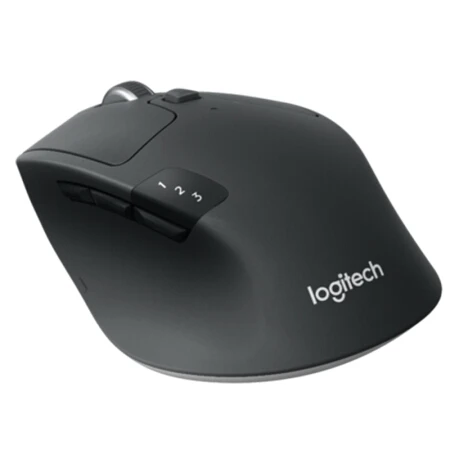 Logitech M720 Excellent Dual Mode Wireless Mouse Side Button Large Hand Mouse Comfort Black