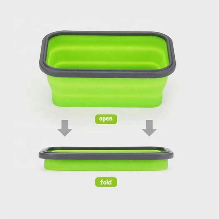 Collapsible Silicone Lunch Box Food Container SW-HS20
