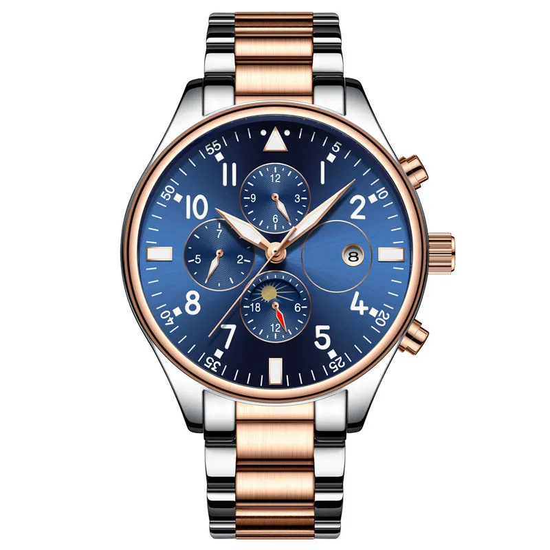 Hot Sales Wholesale Steel Bands Men Automatic Mechanical Watch business fashion mens waterproof watches accept custom logo