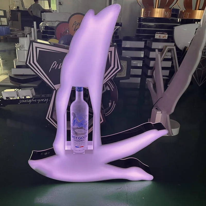 Nightclub Party Bar color changing LED Glorifier Display Bottle presenter Rechargeable GREY GOOSE vodka LED Bottle Presenter