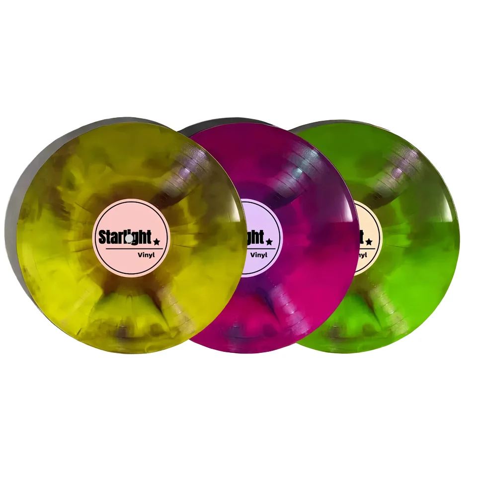 Custom 12 inch Colored Manufacturing Splatter Vinyl Lp Pressing Vinyl Records
