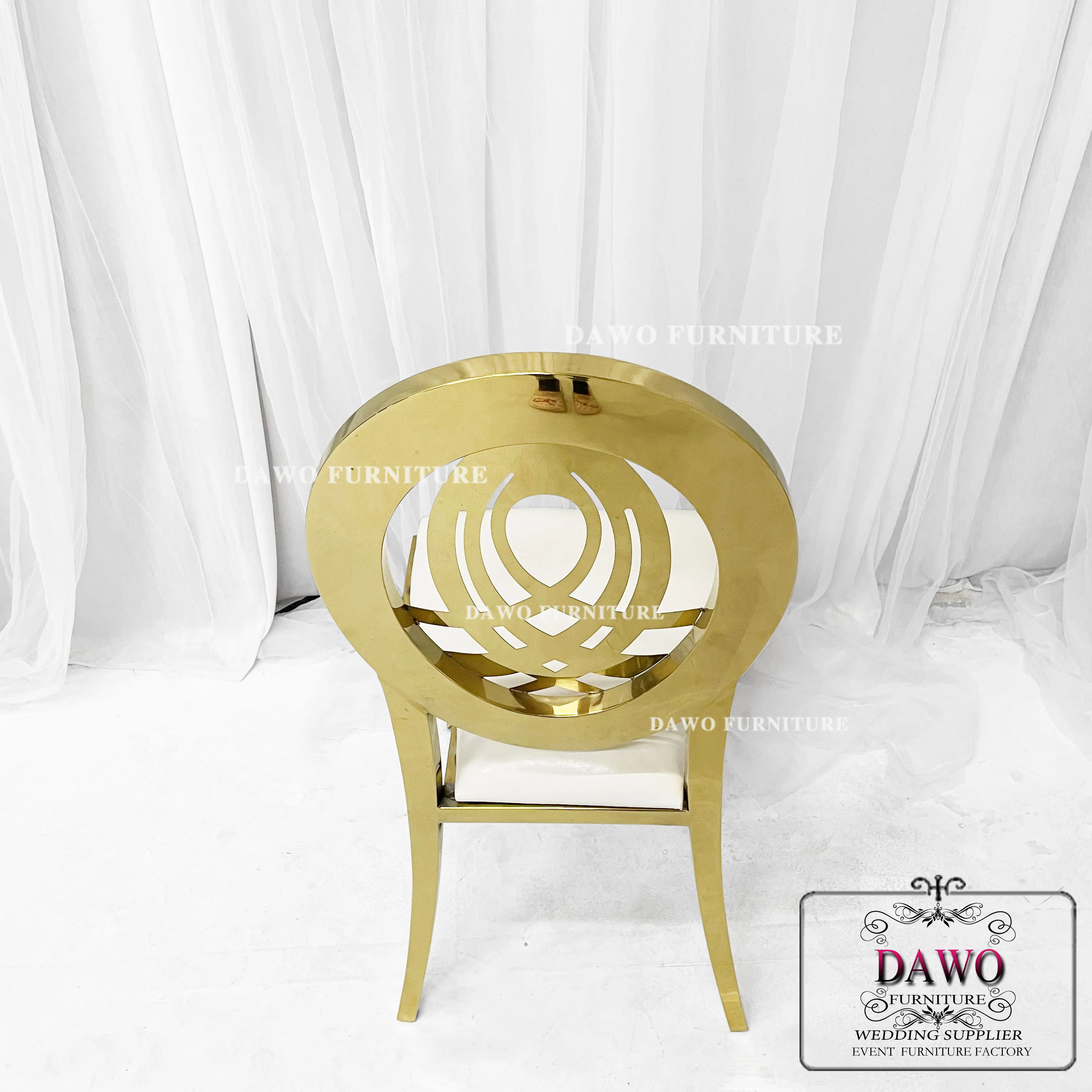 Indian rustic stainless steel or plastic chairs for events wedding