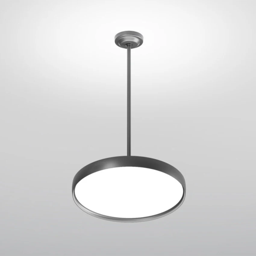 Aluminum Body Halo Solid Led Ring Circular LED Pendant Light Round Chandelier LED Circle Hanging Light