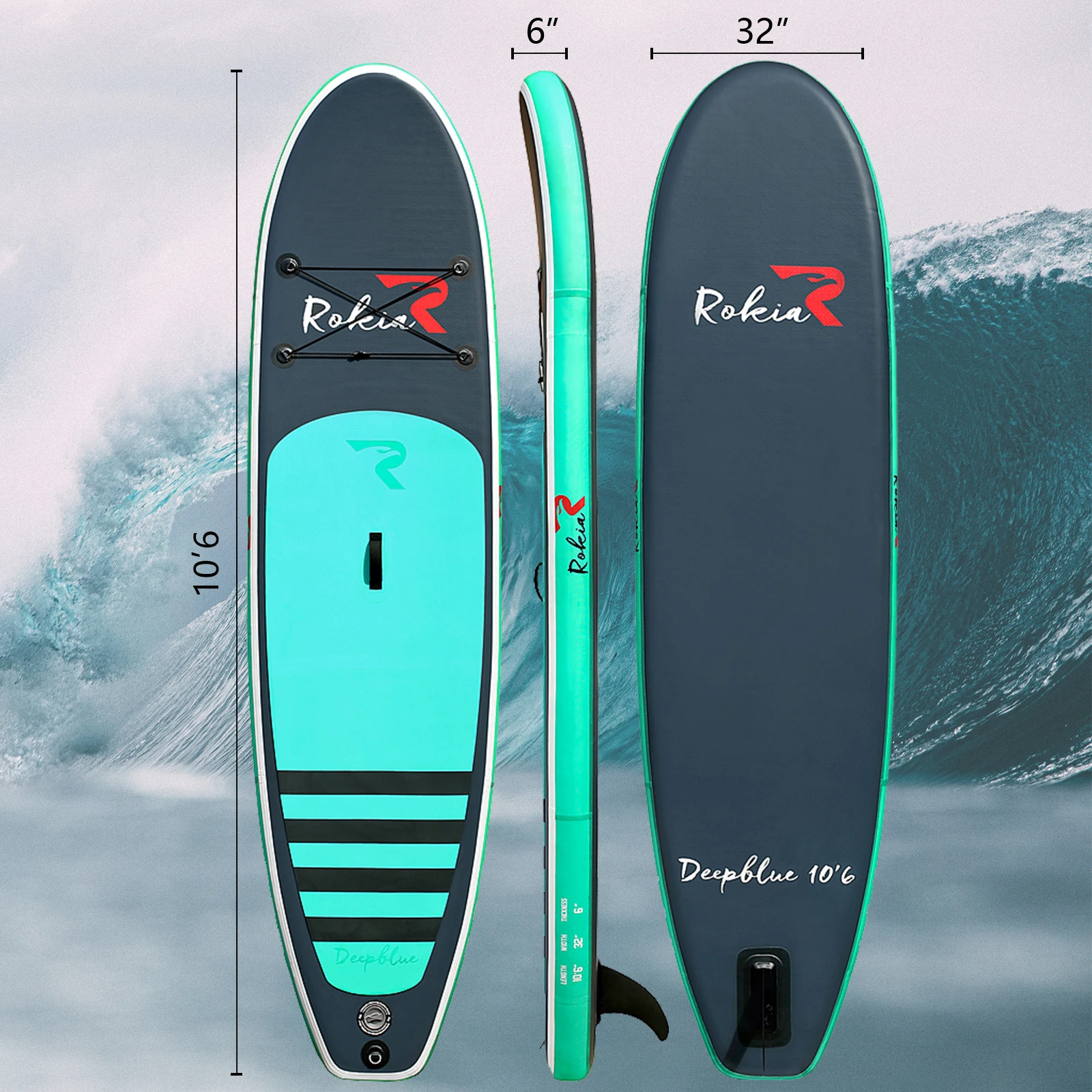 Inflatable Stand Up Paddle Board for Adults and Durable, Thick and Slip Resistant Inflatable Paddle Board with SUP Accessories