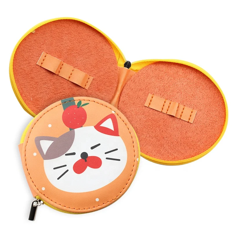 Customized UV Printing Bag Pedicure Set Storage Bag PU Zipper Pouch For Combination Beauty Set