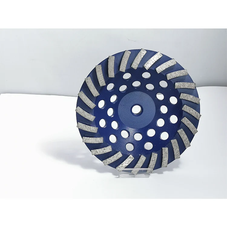 7nch abrasive diamond double row cup  grinding wheel for stone