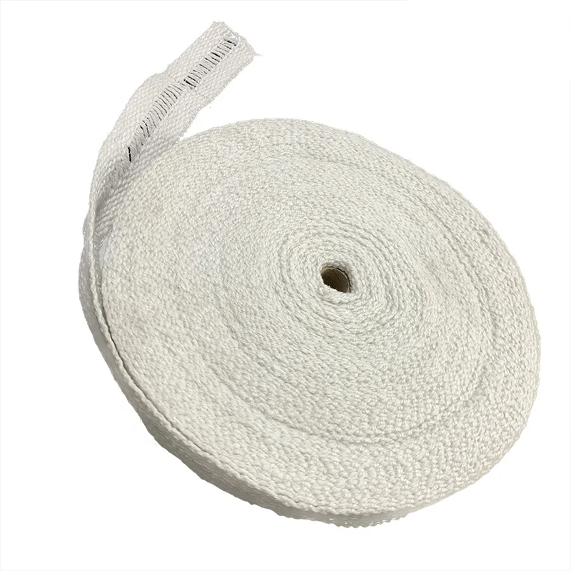 High Temp Resistant Thermal Insulation Ceramic Fiber Ladder Ribbons Webbing Tape