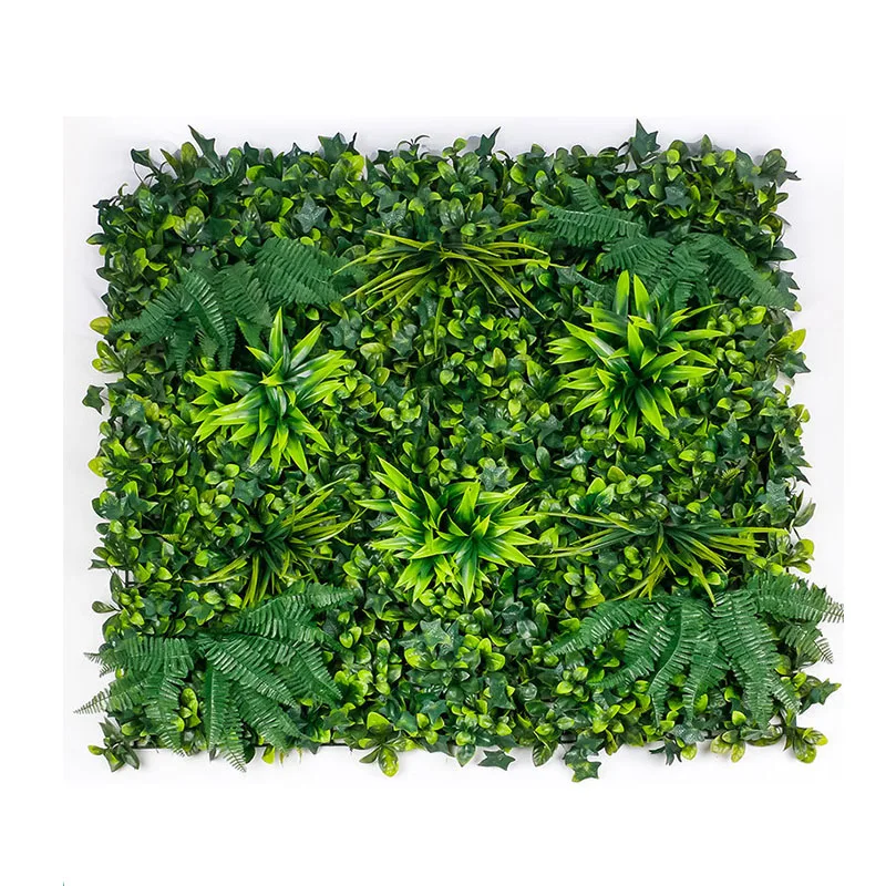 High Quality Artificial Wall Grass Anti UV Background Decoration Indoor Outdoor Plastic Lawn Green Grass Wall
