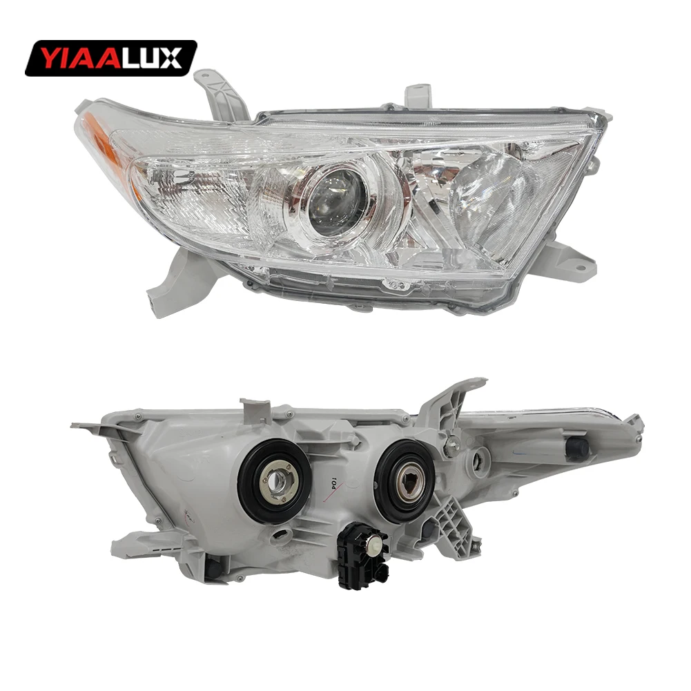 DRL Lamp Auto Work Head Light Car Halogen & Xenon Headlight for Toyota Highlander 2011 2012 2013