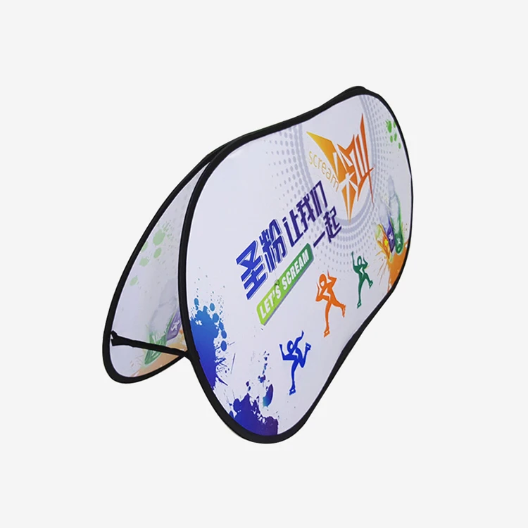 FEAMONT Promotional Golf Course Foldable Road Signs Horizontal A Frame Round Oval Vertical A Frame Banner Pop Up A Frame Banner