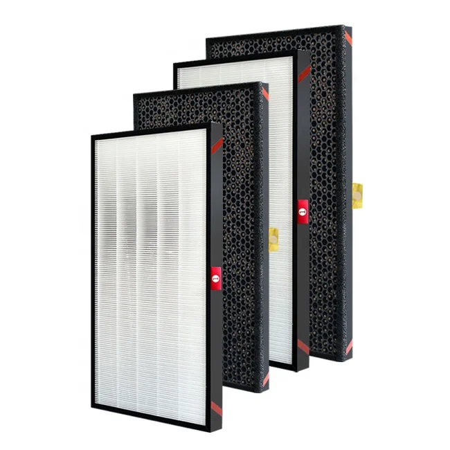 Honeywell Replacement HEPA Filter Activated Carbon Filter Set for KJ810 KJ800 KJ810G93W KJ800G93W KJ800G93CF