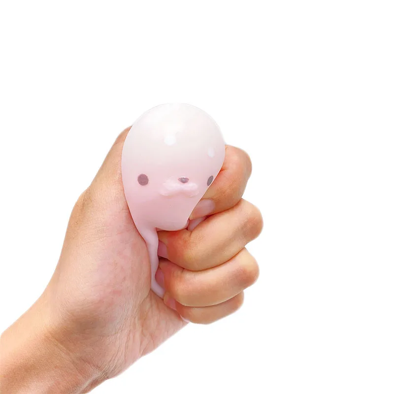 New Arrivals TPR Squeezing Sensory Gadget Autistic Kids Stress Relief Toys Small Kawaii Animal Mochi Squishy for Boys Girls