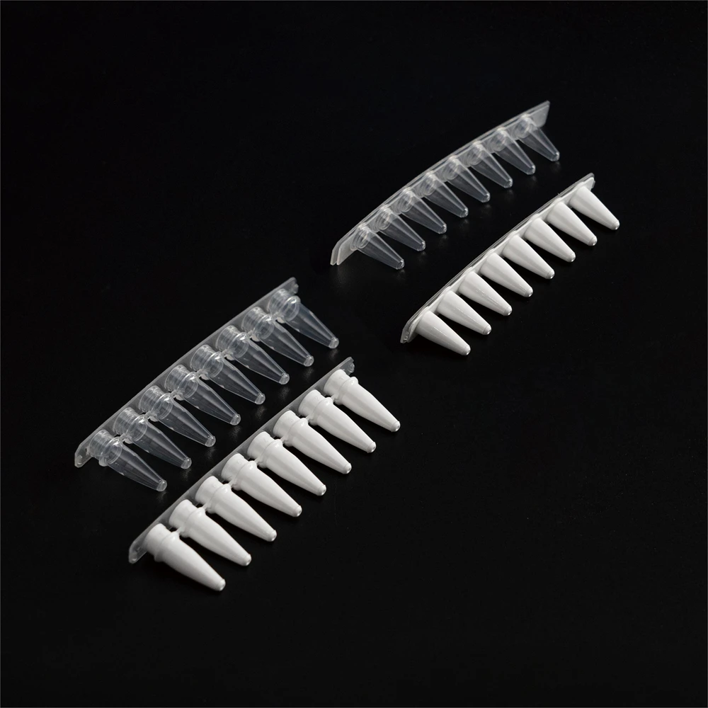 Free Sample PCR Tube Laboratory PCR Sampling Tubes 8-strips PCR Tube