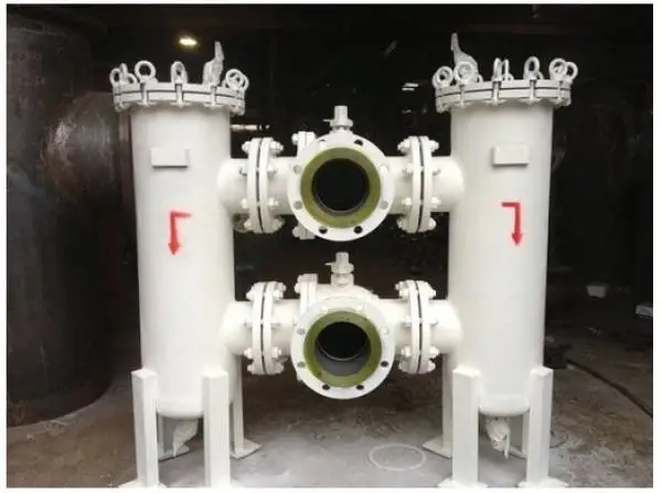 Reliable Quality Large Flow Hydraulic Duplex Diesel Fuel Oil Line Return Filter for Mining Machinery