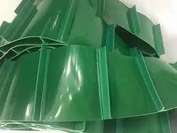 Blue green color food grade pvc belt for conveyor use