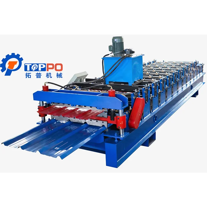 Double Layer Corrugated And Trapezoidal Roof Production Sheet Roll Forming Machine Manufacturer