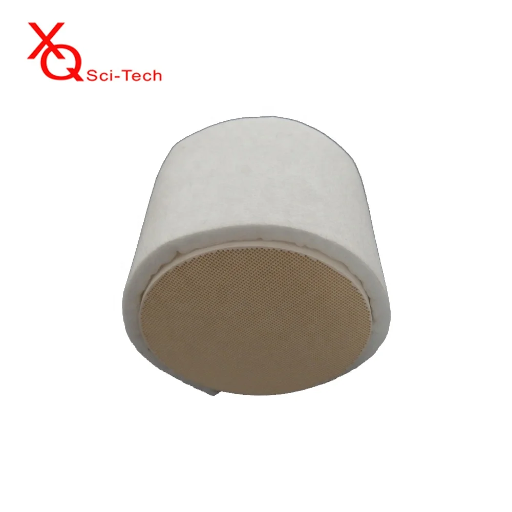 three way catalytic converters elastic honeycomb substrate wrap support mat automatic vehicles exhaust