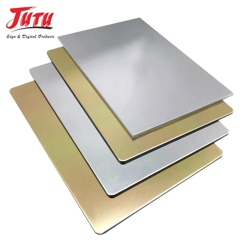 Jutu factory 3mm PVDF  PE coated alucobond panel aluminium cladding composite panel