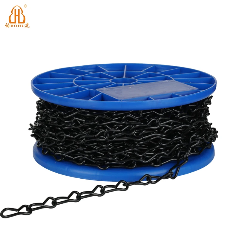 Индивидуальная электроцепь BOHU с гальванизированным покрытием, одинарный двойной домкрат, сварные цепи, аксессуары, оцинкованные для украшения