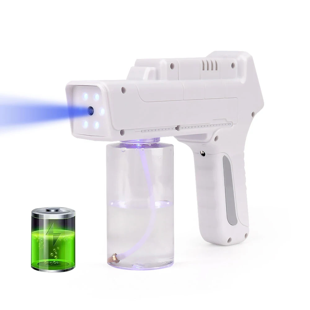 The hot selling nano spray gun Atomizer portable handheld fog machine disinfection spray gun wireless for sanitizing