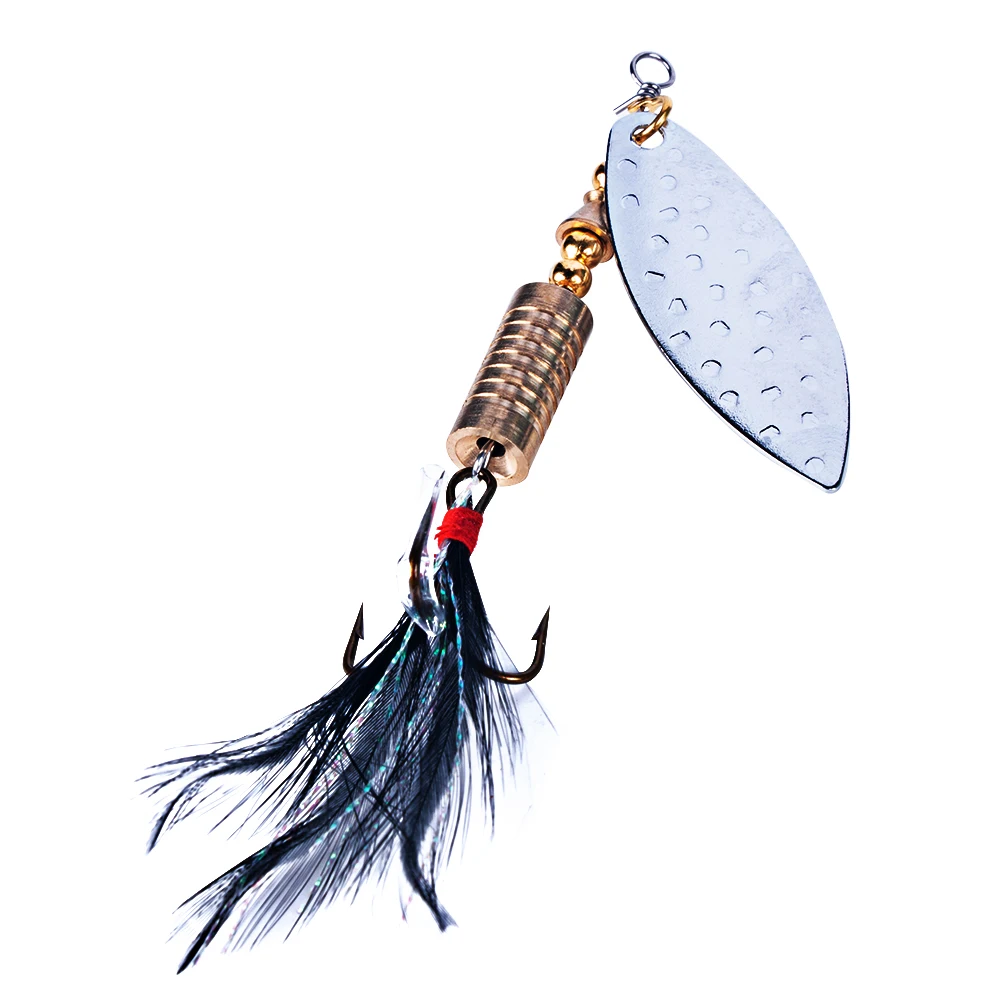 Fishing Lure Spinner Bait Copper Spoon7.5cm/11.6g Metal Bait Isca Artificial Pesca Hard Bait Fishing Tackle