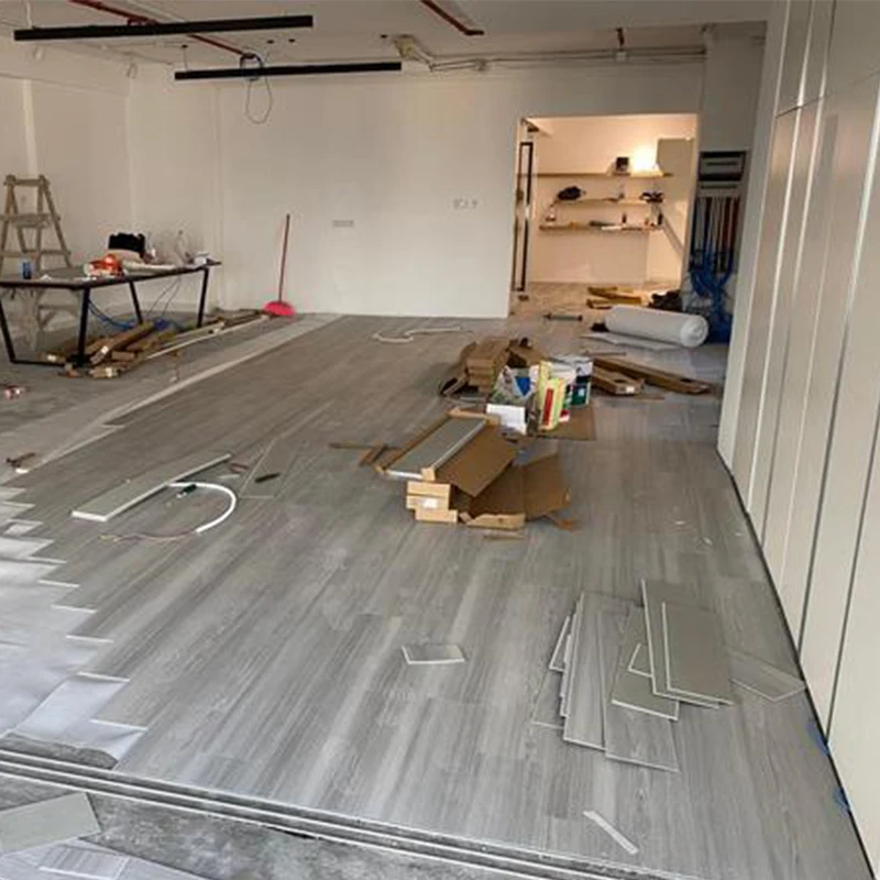 Herringbone Wood Texture Rigid Core Vinyl SPC Flooring Unilin Click Wear Resistant Modern Indoor Parquet for Apartments