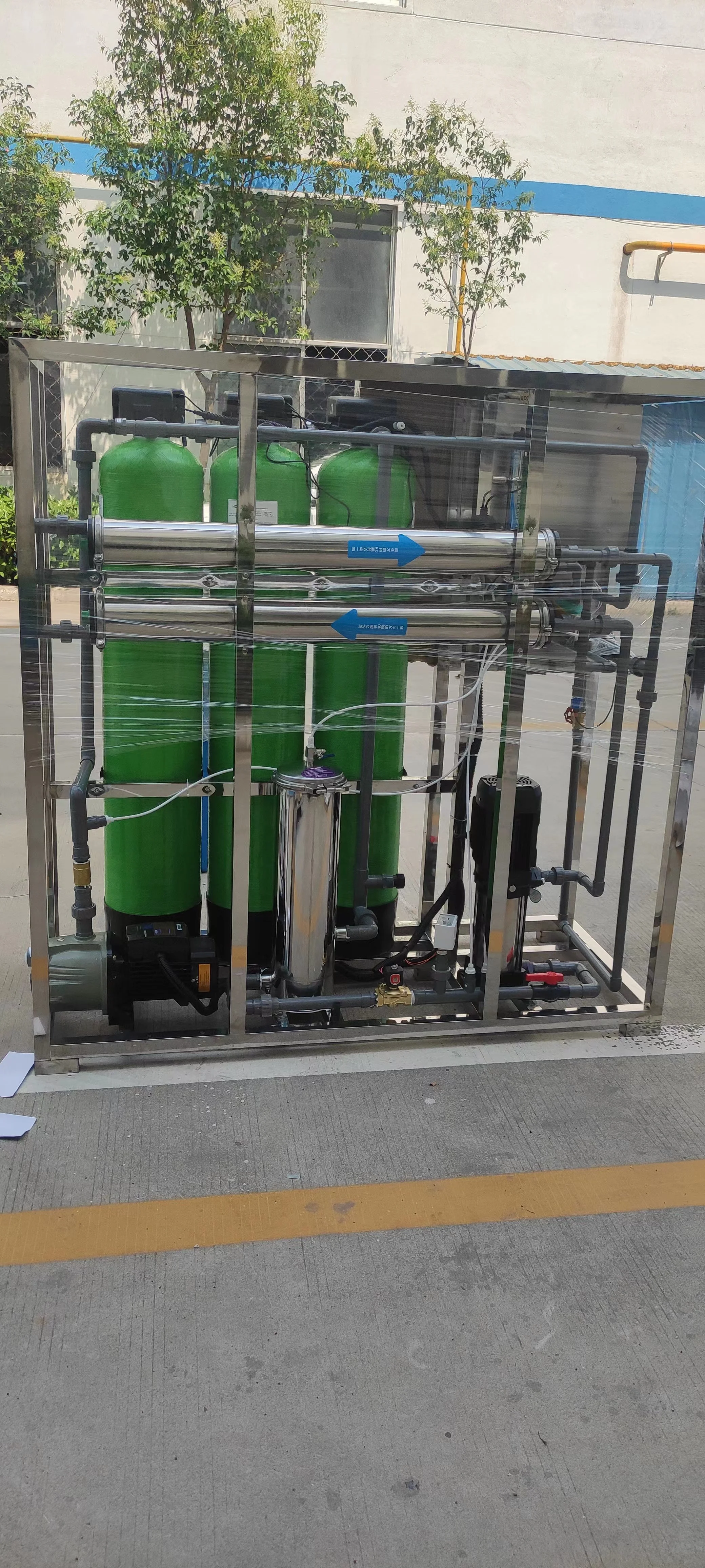 500 liters osmosis inversa reverse osmosis machine Agua de la llave RO unit 3000LPH  alkaline water machine commercial size