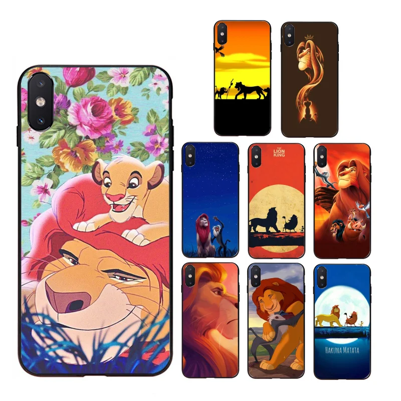 Best-selling cartoon lion king image TPU phone case / UV printing process for iphone phone case