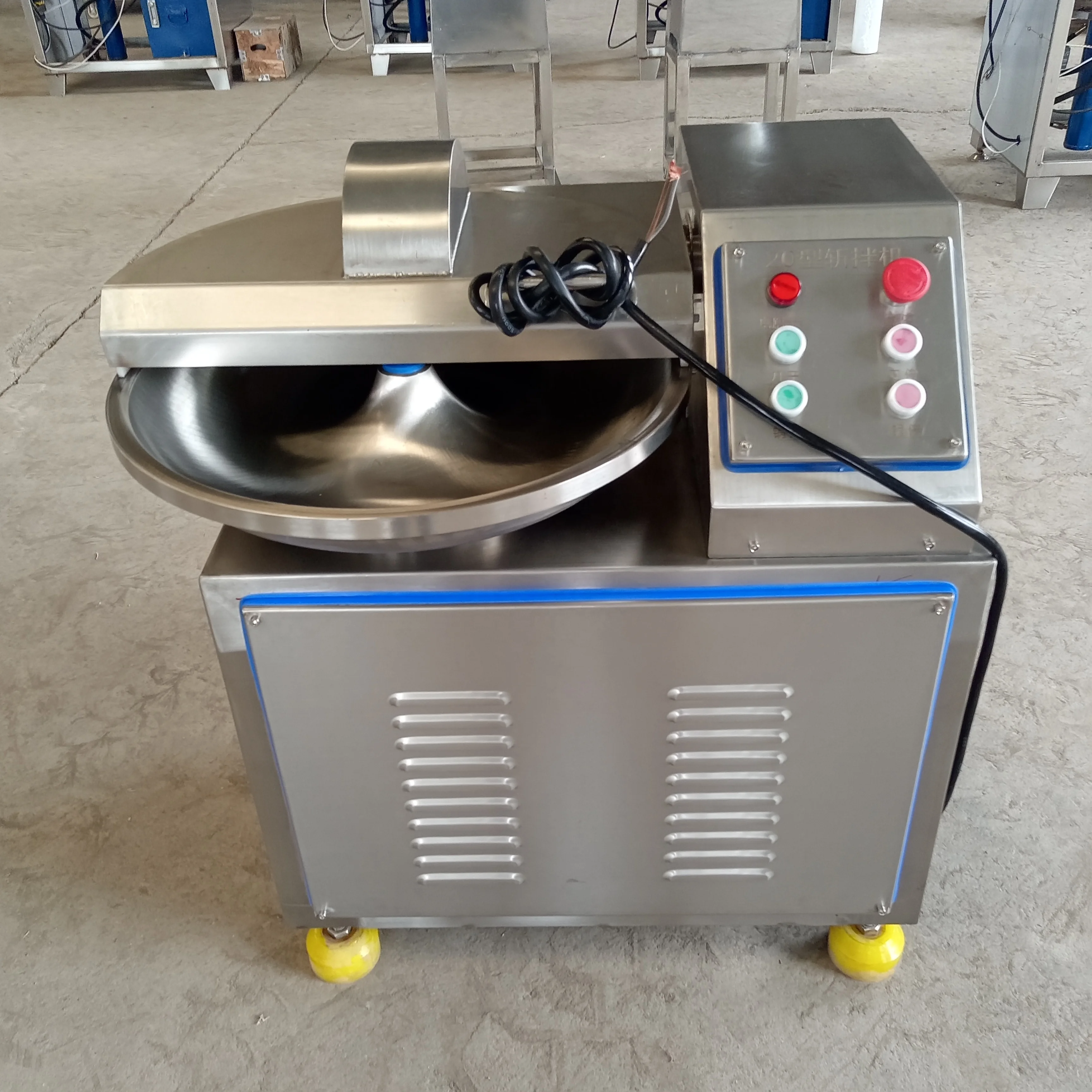 Double Speed Stainless Steel Electric Meat Bowl Cutter/Meat Cutting Machine/Meat Chopper Machine