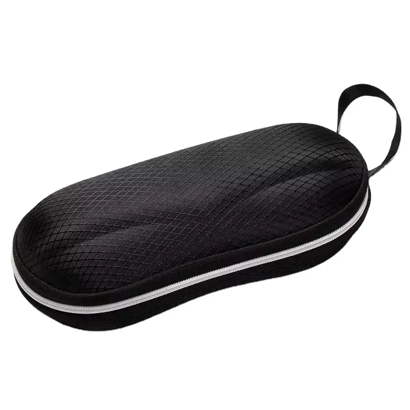 Fashion Portable Eva Hard Shell Shockproof Sport Sunglasses Case with Travel Zipper Carabiner Eyeglasses Case