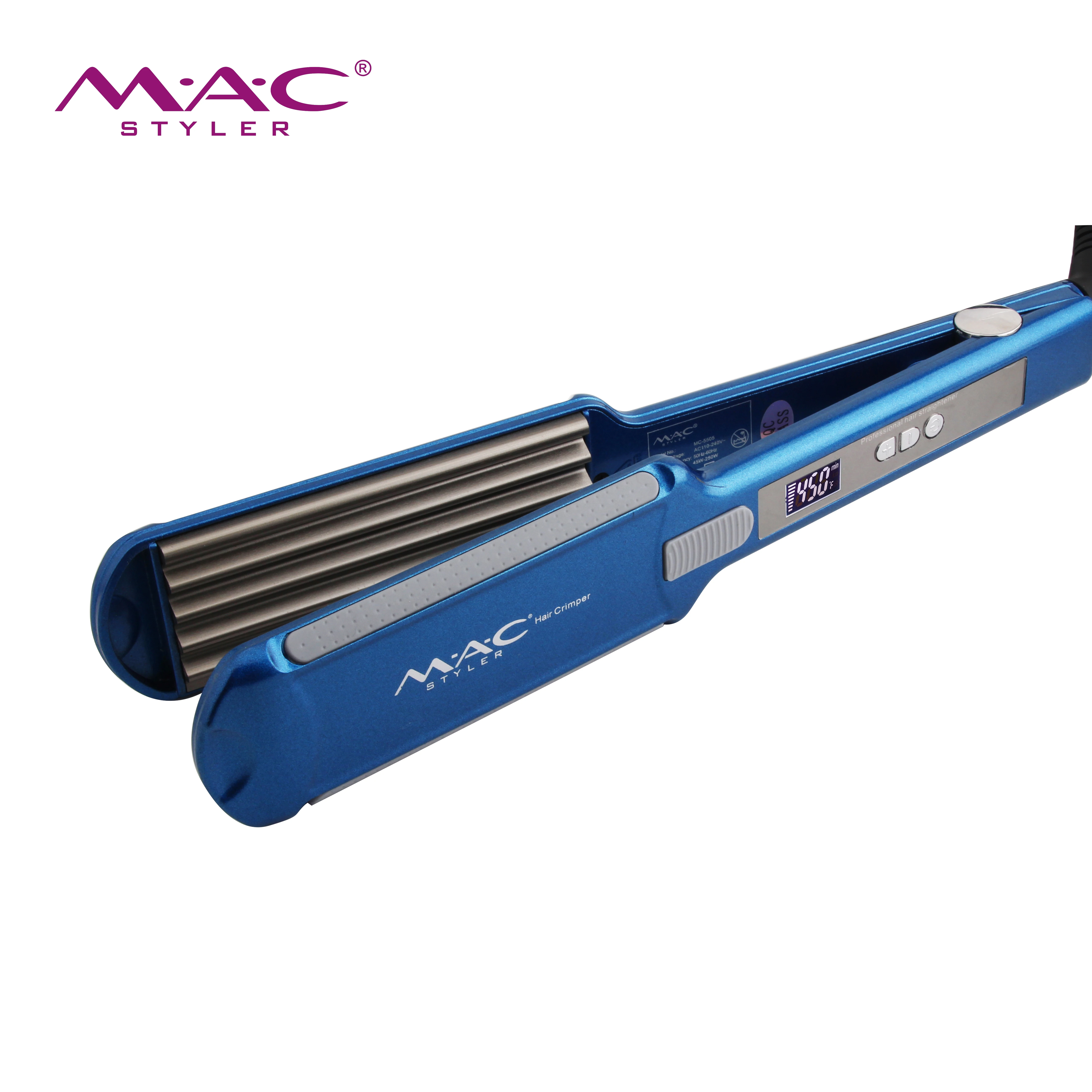 MACstyle Blueness Salon 480F титановая плавающая пластина профессиональные плоские утюги оптовая торговля частная этикетка выпрямитель для