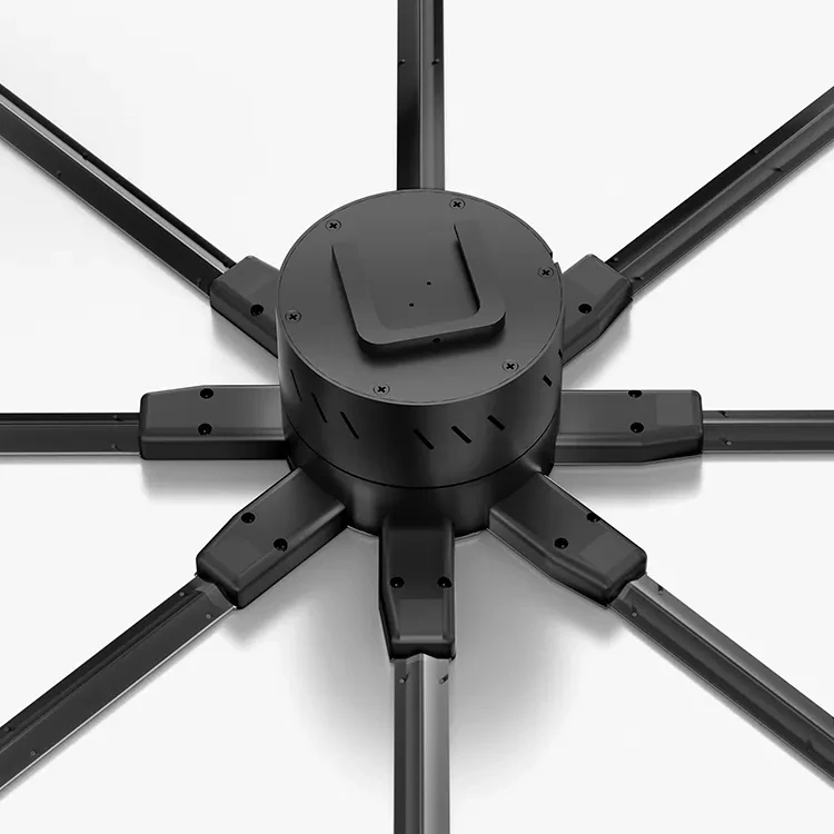 200 cm 3D holographic advertising machine HD joint screen multiple spliced 3d LED fan