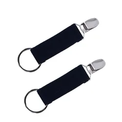 Wholesale Comfy Winter Clothiers Hold Elastic Stainless Steel Mitten Clips for Kids Toddler Glove Adults