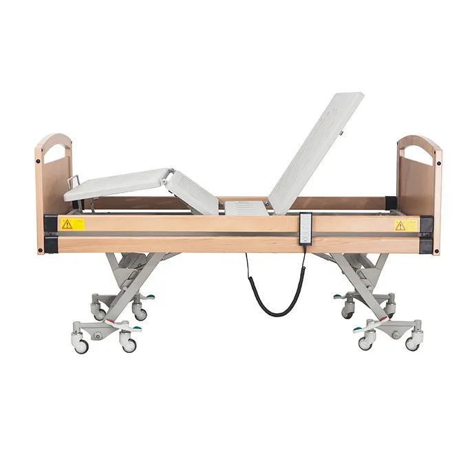 
Hot Sales Imported Linak Motor Five Functions Electric Wooden Home Care Bed 