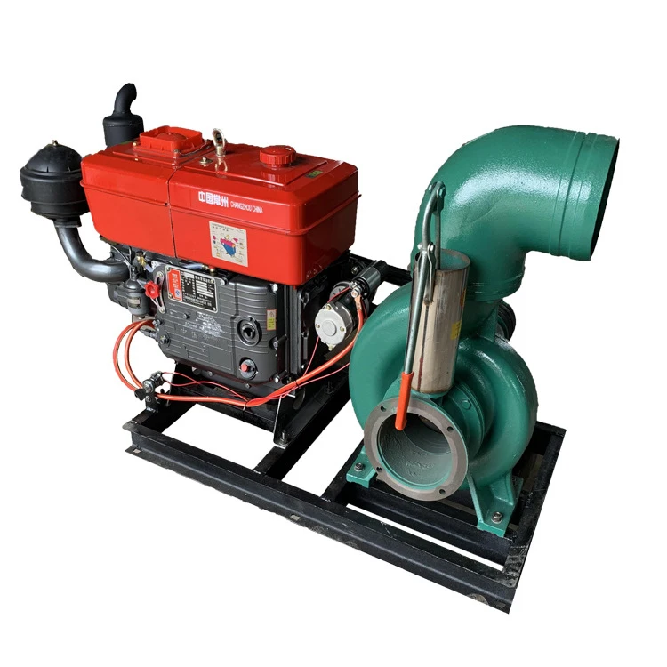 Diesel high flow agricultural irrigation pump