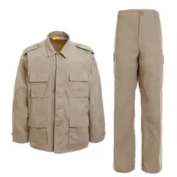 wholesale Khaki BDU outdoor tactical uniform Made in China