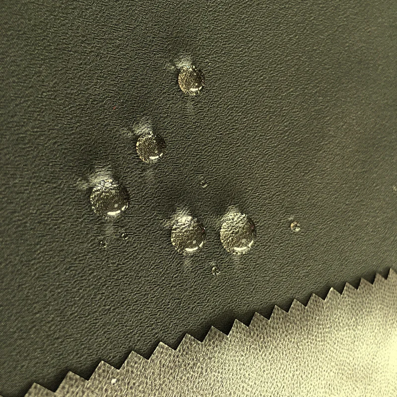 Wholesaler Windproof Jackets Fabric Water Resistant Ants Crepe Fabric Laminated  Breathable TPU