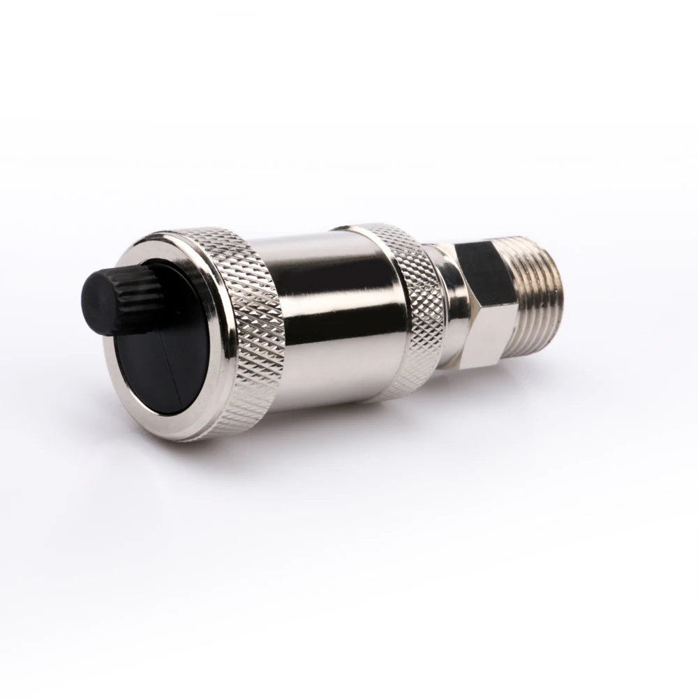 Waterproof CE standard BSP thread DN25 heating HVAC air relief valve brass air vent valve