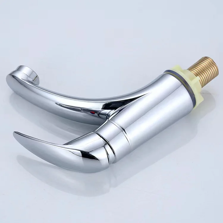 Hot Selling Traditional Single-Hole Cheap Price Single Cold Taps Zinc Alloy Single Handle Bathroom Basin Chrome Sink Tap